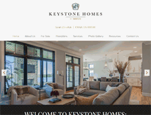 Tablet Screenshot of mykeystonehomes.com